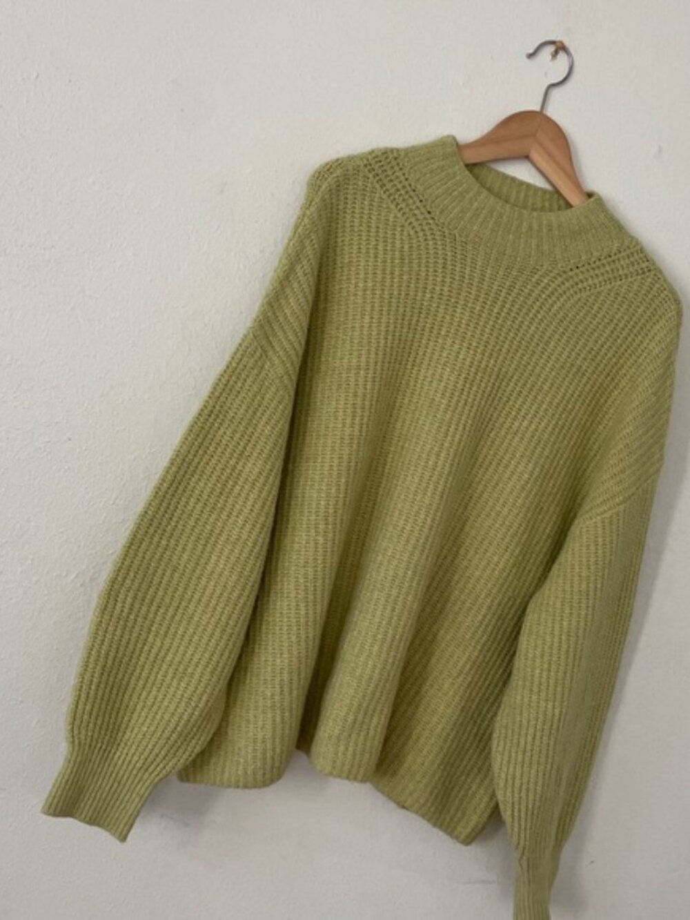 Old Navy Oversized Ribbed Sweater Mockneck Boxy SOSOFT - Picture 9 of 13